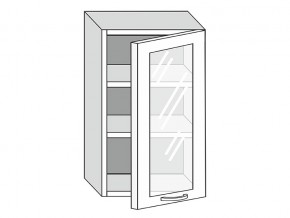19.50.3 Шкаф настенный (h=913) на 500мм с 1-ой стекл. дверцей в Реж - rezh.magazinmebel.ru | фото