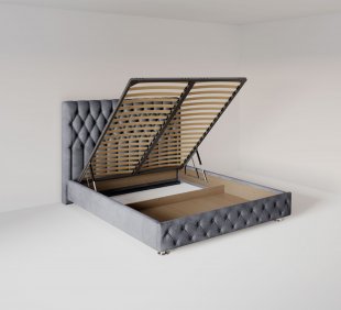 Кровать Версаль 1.4 м с подъемным механизмом в Реж - rezh.magazinmebel.ru | фото - изображение 4