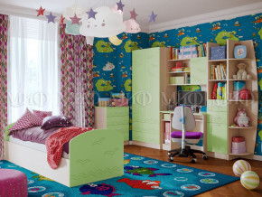 Детская комната Юниор-2 Салатовый в Реж - rezh.magazinmebel.ru | фото