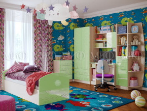Детская комната Юниор-2 Салатовый металлик в Реж - rezh.magazinmebel.ru | фото