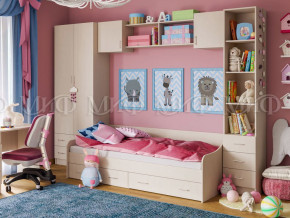 Детская комната Вега 1 Дуб беленый в Реж - rezh.magazinmebel.ru | фото