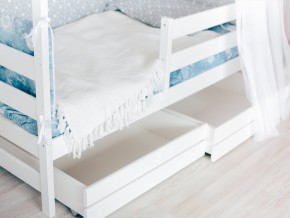 Детская кровать Домик Эко с ящиками белый в Реж - rezh.magazinmebel.ru | фото - изображение 3