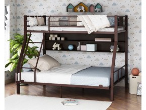 Двухъярусная кровать Гранада-1П 140 коричневый в Реж - rezh.magazinmebel.ru | фото - изображение 1
