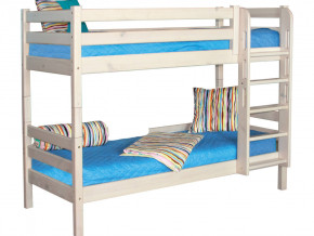 Двухъярусная кровать Соня с прямой лестницей Вариант 9 белая в Реж - rezh.magazinmebel.ru | фото - изображение 2