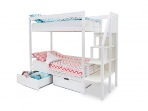 Двухъярусная кровать Svogen с ящиками белый в Реж - rezh.magazinmebel.ru | фото - изображение 2