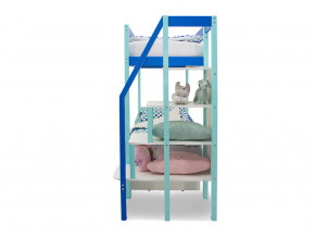 Двухъярусная кровать Svogen с ящиками мятно-синий в Реж - rezh.magazinmebel.ru | фото - изображение 4