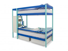 Двухъярусная кровать Svogen с ящиками мятно-синий в Реж - rezh.magazinmebel.ru | фото - изображение 5