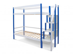 Двухъярусная кровать Svogen с ящиками сине-белый в Реж - rezh.magazinmebel.ru | фото - изображение 2