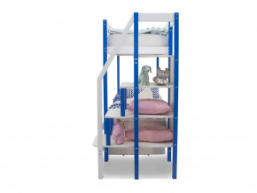 Двухъярусная кровать Svogen с ящиками сине-белый в Реж - rezh.magazinmebel.ru | фото - изображение 4