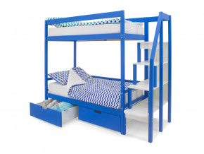 Двухъярусная кровать Svogen с ящиками синий в Реж - rezh.magazinmebel.ru | фото - изображение 2