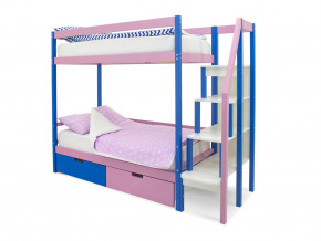 Двухъярусная кровать Svogen с ящиками синий-лаванда в Реж - rezh.magazinmebel.ru | фото - изображение 1