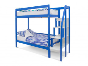 Двухъярусная кровать Svogen синий в Реж - rezh.magazinmebel.ru | фото