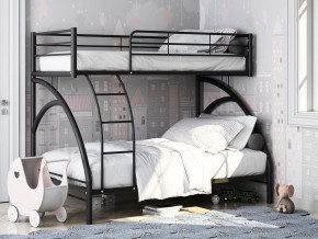 Двухъярусная кровать Виньола 2 Черная в Реж - rezh.magazinmebel.ru | фото - изображение 1
