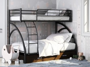 Двухъярусная кровать Виньола-2 Я черный в Реж - rezh.magazinmebel.ru | фото