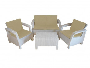 Комплект уличной мебели Yalta Premium Terrace Set белый в Реж - rezh.magazinmebel.ru | фото