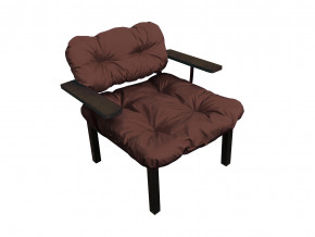 Кресло Дачное коричневая подушка в Реж - rezh.magazinmebel.ru | фото - изображение 1