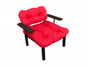 Кресло Дачное красная подушка в Реж - rezh.magazinmebel.ru | фото