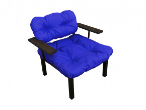 Кресло Дачное синяя подушка в Реж - rezh.magazinmebel.ru | фото - изображение 1
