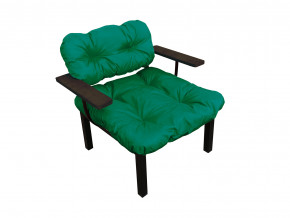 Кресло Дачное зелёная подушка в Реж - rezh.magazinmebel.ru | фото