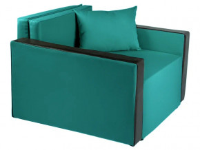 Кресло-кровать Милена с подлокотниками рогожка emerald в Реж - rezh.magazinmebel.ru | фото - изображение 1