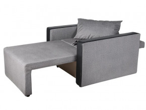Кресло-кровать Милена с подлокотниками велюр серый в Реж - rezh.magazinmebel.ru | фото - изображение 2