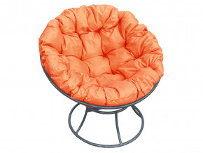 Кресло Папасан без ротанга оранжевая подушка в Реж - rezh.magazinmebel.ru | фото