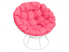 Кресло Папасан без ротанга розовая подушка в Реж - rezh.magazinmebel.ru | фото