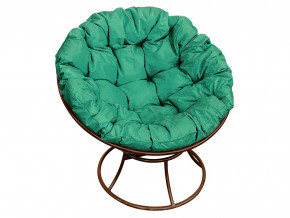 Кресло Папасан без ротанга зелёная подушка в Реж - rezh.magazinmebel.ru | фото
