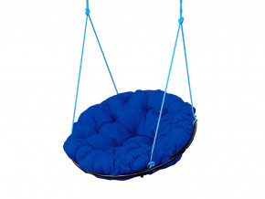 Кресло Папасан подвесное синяя подушка в Реж - rezh.magazinmebel.ru | фото