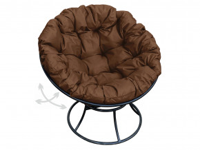 Кресло Папасан пружинка без ротанга коричневая подушка в Реж - rezh.magazinmebel.ru | фото