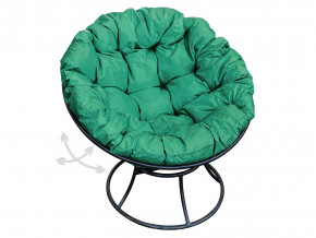 Кресло Папасан пружинка без ротанга зелёная подушка в Реж - rezh.magazinmebel.ru | фото