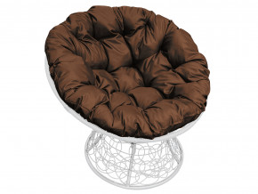 Кресло Папасан с ротангом коричневая подушка в Реж - rezh.magazinmebel.ru | фото - изображение 1