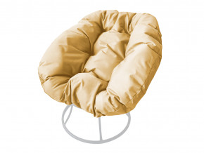 Кресло Пончик без ротанга бежевая подушка в Реж - rezh.magazinmebel.ru | фото - изображение 1