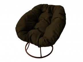 Кресло Пончик без ротанга коричневая подушка в Реж - rezh.magazinmebel.ru | фото