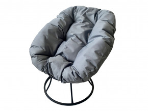 Кресло Пончик без ротанга серая подушка в Реж - rezh.magazinmebel.ru | фото - изображение 1