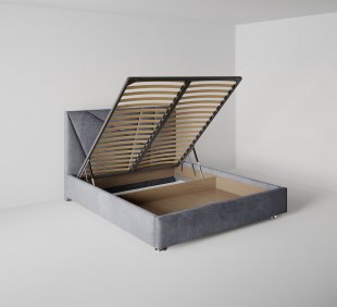 Кровать Геометрия 1.2 м с подъемным механизмом в Реж - rezh.magazinmebel.ru | фото - изображение 3