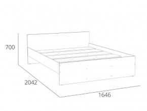 Кровать 1600 НМ 011.53 Симпл Белый Фасадный в Реж - rezh.magazinmebel.ru | фото - изображение 4