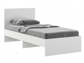 Кровать 900 Осло модуль М11 с настилом Лайт Белый в Реж - rezh.magazinmebel.ru | фото