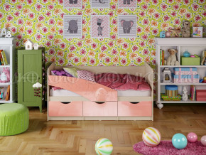 Кровать Бабочки 1600 Розовый металлик в Реж - rezh.magazinmebel.ru | фото