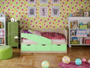 Кровать Бабочки 1600 Салатовый в Реж - rezh.magazinmebel.ru | фото