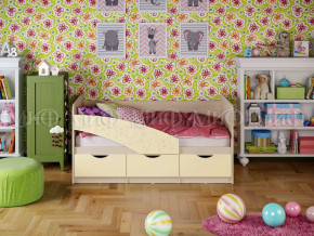 Кровать Бабочки 1600 Ваниль в Реж - rezh.magazinmebel.ru | фото - изображение 1