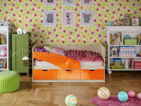 Кровать Бабочки 1800 Оранжевый металлик в Реж - rezh.magazinmebel.ru | фото