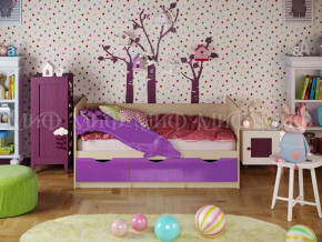Кровать Дельфин-1 1800 Фиолетовый металлик в Реж - rezh.magazinmebel.ru | фото - изображение 1