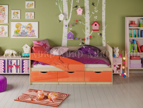 Кровать Дельфин 1600 Оранжевый металлик в Реж - rezh.magazinmebel.ru | фото