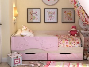 Кровать детская Алиса КР 812 розовая 1600 в Реж - rezh.magazinmebel.ru | фото