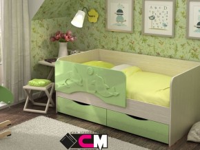 Кровать детская Алиса КР 812 зеленая 1600 в Реж - rezh.magazinmebel.ru | фото