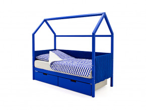 Кровать-домик мягкий Svogen с ящиками синий в Реж - rezh.magazinmebel.ru | фото