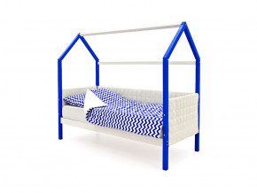 Кровать-домик мягкий Svogen сине-белый в Реж - rezh.magazinmebel.ru | фото - изображение 1