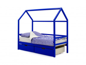 Кровать-домик Svogen с ящиками синий в Реж - rezh.magazinmebel.ru | фото - изображение 1