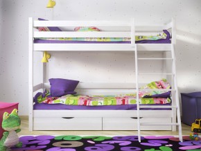 Кровать двухъярусная Сонечка с ящиками и лестницей в Реж - rezh.magazinmebel.ru | фото - изображение 2